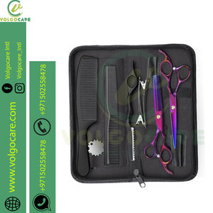 10 PCS Haircut Scissors <b>Set</b>, Thinning Shears for Hair Cutting with 30 Teeth Straight Shears for Men Women Home Salon <b>Barber</b> - Product Image 2