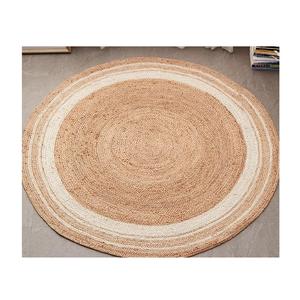 Best Selling Hand Made Carpet Braided Jute <b>Rug</b> Braided Round Shape Jute <b>Rug</b> Customized New Brand Export From Bangladesh - Product Image 6