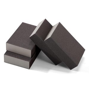 Bloc de ponçage Bloc de papier de verre grain 60/120/220 Blocs de ponçage lavables et réutilisables <span class=keywords><strong>pour</strong></span> <span class=keywords><strong>bois</strong></span>/cloisons sèches/métal/verres - Product Image 1