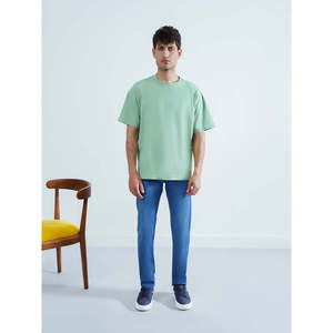 T-shirt Hip Hop Confortable à Épaules Tombantes MC2108, Faible MOQ, 100% Coton Respirant Anti-Plis, Jersey 220 Grammes pour Printemps-Été - Product Image 1