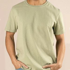 Camisetas de Algodón 100% para Hombre, Camiseta de Verano de Manga Corta con Cuello Redondo, Camiseta Personalizada, Camisetas Lisas - Product Image 1