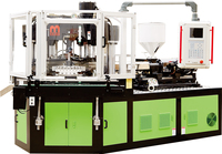 Máquina automática de soplado de inyección de botellas de champú de un paso de tres estaciones