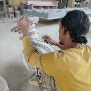 Marco de cama lujoso de inspiración antigua teca caoba Suar madera clásico elegante matiz madera maciza hogar dormitorio Italia 0111269 - Product Image 3