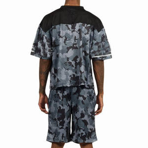 Conjunto de Camiseta y Pantalones Cortos para Hombre, Estilo Informal de Verano, Dos Piezas, Ropa Deportiva para Gimnasio, Entrenamiento, Fitness, Running, Uso Diario - Product Image 4