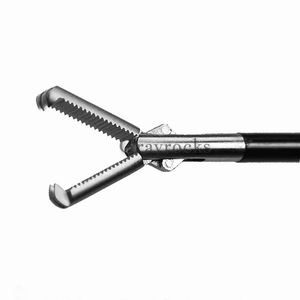 Pinces manuelles en acier inoxydable à dents agressives et fenêtrées, 5 mm x 31 cm, dents longues et dentelées, vessies, certifiées CE, chirurgie endoscopique - Product Image 5