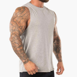 Custom logo <b>men</b> gym sport sleeveless tank top outdoor travel <b>men</b> <b>vest</b> running singlet - Product Image 3