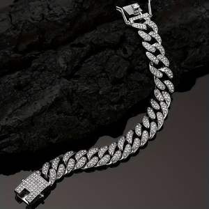 Top Selling Yellow Gold Rose Gold Silver Moissanite Stainless Steel Rubber Quartz Fashion <b>Men's</b> Women Sexy Diamond Hip Hop - Product Image 5