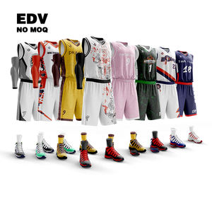 Maillot de basket-ball à sublimation directe d'usine à redressement rapide Conception professionnelle personnalisée pour les sports pour adultes Respirant Plus Size - Product Image 5