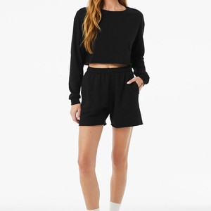 กางเกงขาสั้นของผู้หญิงทรงสูงระบายอากาศได้ดีผลิตจากผ้านุ่มใส่สบายดีไซน์ตามสั่ง - Product Image 1