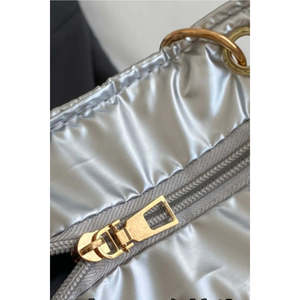 Bolso de Hombro Impermeable para Mujer, de PU y Poliéster, con Cadena, Cierre de Cremallera, para Otoño/Invierno/Primavera/Verano, Portátil, con Diamantes y Perlas - Product Image 6