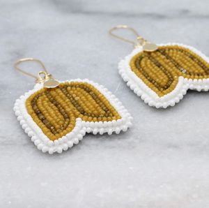 Handmade Seed <b>Bead</b> Drop Earrings for Women Fashionable Hoop Design with <b>Fringe</b> New Model - Product Image 3