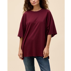 Heavyweight Cotton Women's Oversize <b>T</b>-<b>shirts</b> For Women's <b>Black</b> High Quality Gym Drop Shoulder <b>T</b> <b>Shirt</b> Export From BD - Product Image 5
