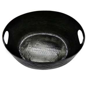 Nouveau acier inoxydable martelé seau à glace cuve à vin intérieur extérieur Restaurant bière seau fête Bar maison mariage en gros - Product Image 2