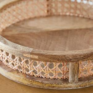 Premium personnalisé moderne de luxe en métal artisanat plateaux de service multifonctionnel mariage Ramadan décoratif diverses Options de couleur - Product Image 4