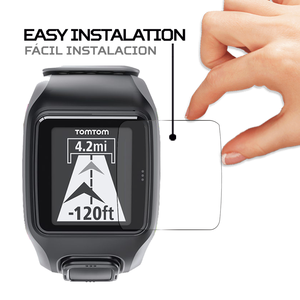 ฟิล์มกันรอยหน้าจอสมาร์ทวอทช์ ANTISHOCK สำหรับเคสกันกระแทกทอมทอม มัลติสปอร์ต - Product Image 3
