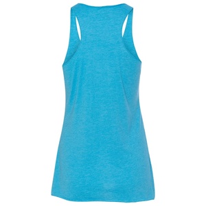 Calidad Superior 100% algodón sin mangas cuello redondo Camiseta sin mangas para mujer logotipo personalizado estampado suave estilo deportivo - Product Image 4