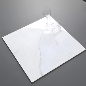 White Porcelain Tiles Size 600*1200mm Faux Carrara Marble <b>Floor</b> Tile for the Bathroom 60*60cm Porcelanato Acetinado - Product Image 6