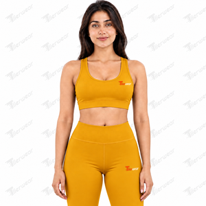 Women Yoga Set <b>Scrunch</b> Sculpting Stretch Fabric Sports Bra and High Waist <b>Leggings</b> Complete Two Piece Matching Activewear Set - Product Image 5