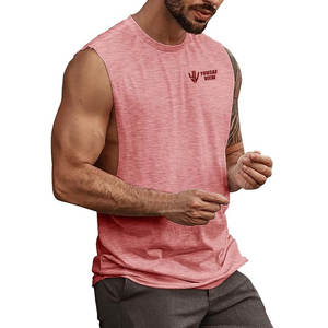 Nuevo Diseño Camisetas sin Mangas Casuales para Hombre 100% Algodón Transpirables de Secado Rápido Ecológicas - Product Image 1