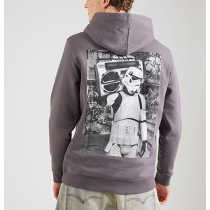 Sudadera con Capucha Extra Grande Personalizada con Color y Logotipo, Sudadera con Capucha de Color Sólido para Hombre, Tejida e Impresa - Product Image 3