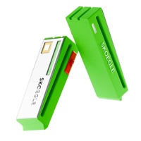 Localizador de rastreador GPS inteligente más pequeño del mundo Mini botón SOS Seguimiento en tiempo real Navegación GPS para niños Personas mayores para Silicona