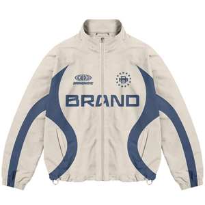 ชุดวอร์มผ้าฟลีซสำหรับผู้ชายเนื้อผ้าฝ้ายกันลมพิมพ์ลายสำหรับฤดูหนาว - Product Image 2