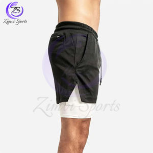 Con diseño propio, último estilo, 2025, ropa de gimnasio cómoda, respetuosa con el medio ambiente, tela de tacto suave, pantalones cortos deportivos para entrenamiento físico - Product Image 3