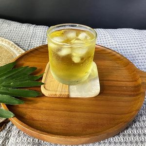 Wood <b>Epoxy</b> <b>Table</b> Coaster Durable and Stylish Mats & Pads for <b>Table</b> Protection Coaster for Christmas and Wedding - Product Image 5