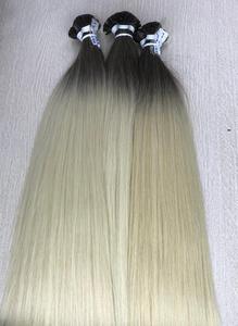 Extensiones de cabello de punta plana Ombre Mix 1B/60 Colory Proveedor al por mayor Genius de cabello humano | Consejos Extensión de cabello virgen crudo - Product Image 2