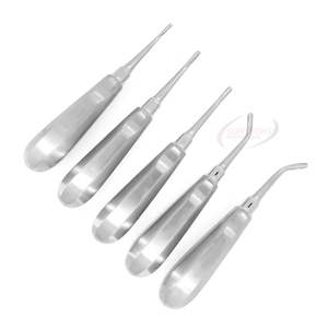 Ensemble de 5 élévateurs de racines dentaires manuels en acier inoxydable professionnel avec autoclave surtechs Instruments chirurgicaux dentaires - Product Image 2