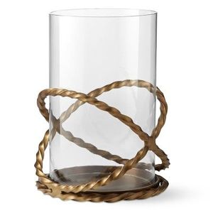 Bougeoir de Noël élégant en aluminium Design unique Bougeoir en verre pour festivals et décoration de table de mariage - Product Image 6