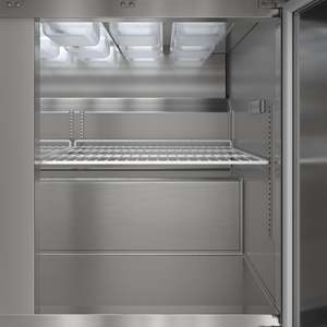 Table de préparation réfrigérée commerciale à 2 portes de 46 pouces pour salades et sandwichs, capacité de 18 bacs, 14 pi³ Pieds Équipement de réfrigération pour la cuisine - Product Image 2