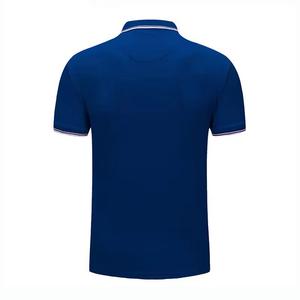 Camiseta Polo de algodón 100% para hombre, tela de punto transpirable de secado rápido de alta calidad, mangas cortas cómodas con patrón sólido - Product Image 3