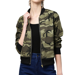 2025 nueva chaqueta bomber cortavientos personalizada de poliéster 100% transpirable para mujer, chaquetas bomber de alta calidad - Product Image 1