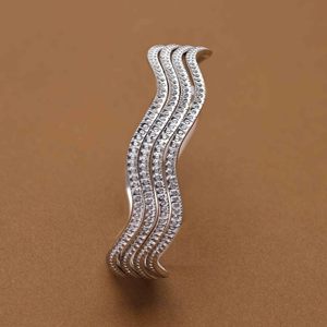 ขายส่งกำไล925เงินแท้ CNC, กำไลแฟชั่น, กำไลเงิน925กำไล CNC, กำไลเงิน925ทันสมัย, กำไลตัด CNC - Product Image 2