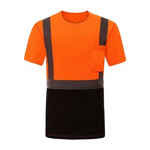 Camiseta de Alta Visibilidad Mangoes Fashion ANSI Clase 1 para Hombre, de Secado Rápido e Impermeable, para Seguridad Vial y Trabajo, Ropa Reflectante - Product Image 1