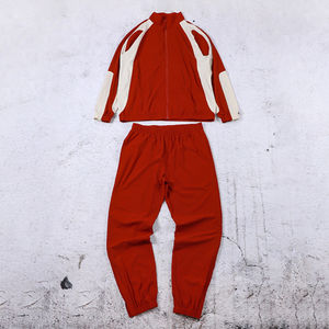 Herenmode Oversized 2-delige Trainingspak 100% Nylon Jogging Set Training Nylon Polyester Windjack Sweatpak Trainingsset - Product Image 2