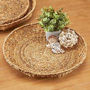 ถาดหญ้าทะเลคุณภาพสูงสำหรับเสิร์ฟขนม ผลไม้อบแห้ง ถาดโชว์ผลิตภัณฑ์จากหญ้าทะเลธรรมชาติ - Product Image 6