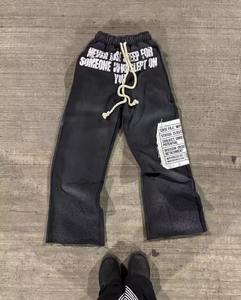 Conjunto Deportivo Bordado Vintage de Alta Calidad con Logotipo Personalizado, Sudadera con Capucha y Cremallera con Cordón Ajustable y Pantalones Deportivos Holgados, Fabricante - Product Image 5