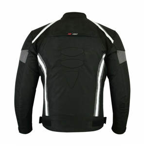 Chubasquero impermeable de nailon para motocicleta, chaqueta de carreras de motos con bloque de Color textil reflectante a la moda - Product Image 4