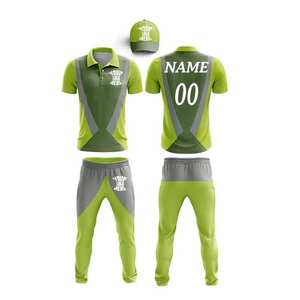 OEM Custom Full Sleeve <b>Cricket</b> Uniform Kit Sublimated <b>Shirt</b> and Trousers for Matches for Customised <b>Cricket</b> Match Wear - Product Image 3