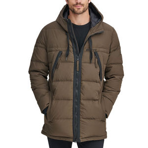 2026 Doudoune matelassée réversible zippée à col montant, épaisse, respirante, coupe-vent, manches longues, grande taille, coupe régulière - Product Image 1