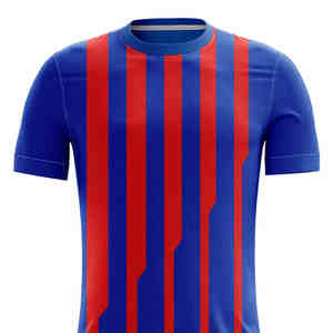 Camiseta de Fútbol para Hombre, Cómoda, Ligera y Transpirable, Nuevo Diseño, Logotipo Personalizado, Uniformes de Fútbol 100% Poliéster para Ropa Deportiva - Product Image 3