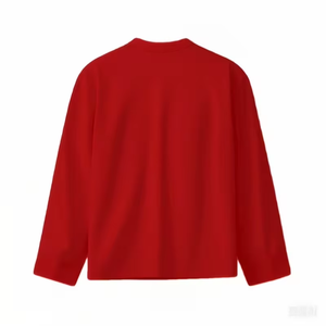 2026 Autumn Long Sleeve T-Shirts for Boys & Girls O Neck Loose t Shirt for Breathable Solid Color Collection from Bangladesh - Product Image 2