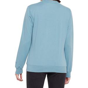 เสื้อสเวตเชิ้ตผู้หญิงลำลองสำหรับฤดูใบไม้ร่วงและฤดูหนาวปี 2025 คุณภาพสูง ดีไซน์ใหม่ ผลิตตามสั่ง พร้อมโลโก้ด้านหน้า ผ้าฟลีซระบายอากาศ โพลีเอสเตอร์/คอตตอน - Product Image 2