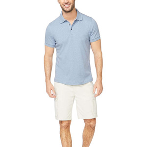 Polo de travail haut de gamme avec logo personnalisé pour hommes Chemises de golf en polyester spandex respirant évacuant l'humidité - Product Image 4