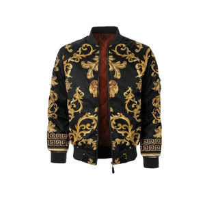 เสื้อแจ็คเก็ตบอมเบอร์เสื้อผ้าการ์ตูนลําลองผู้ชายโลโก้ที่กําหนดเองเสื้อแจ็คเก็ตบอมเบอร์ซาตินขายส่งเสื้อแจ็คเก็ตระเหิด - Product Image 2