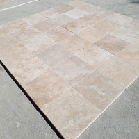 Carreaux de travertin classiques beige clair 2026, épaisseur 3 cm, 40x60 cm, fabriqués en Turquie, tailles personnalisables, travertin pour projets