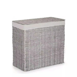 Panier à linge en rotin tissé du Vietnam, OEM ODM, panier de rangement en herbe de mer fait à la main, écologique, minimaliste, organisateur de maison, vente en gros - Product Image 6