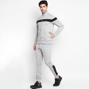 Survêtement de jogging pour homme avec fermeture éclair et capuche, vente en gros OEM, survêtement de jogging pour adulte, survêtement de sport pas cher pour l'entraînement - Product Image 2